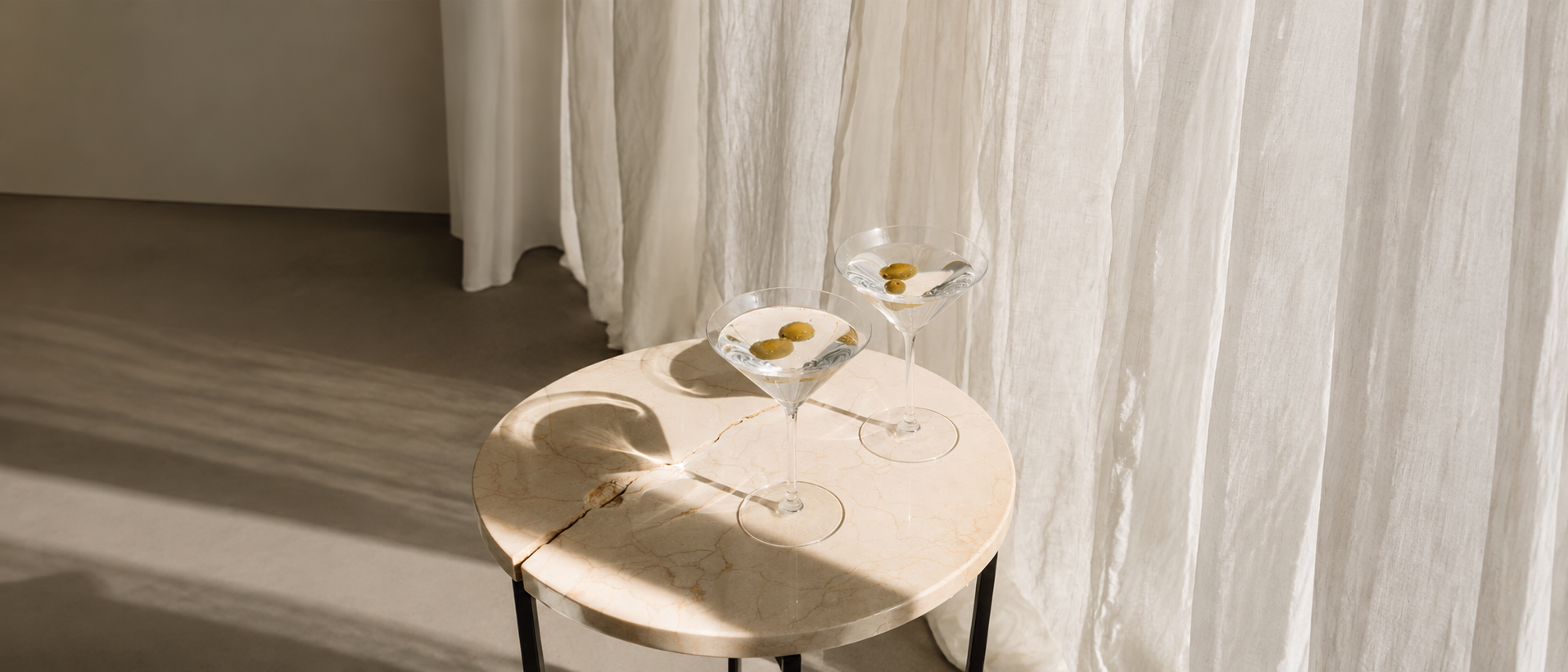 Thoughtfully selected glassware for everyday use