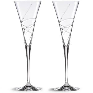 Crystal Toasting Flute Set - 2 Piece