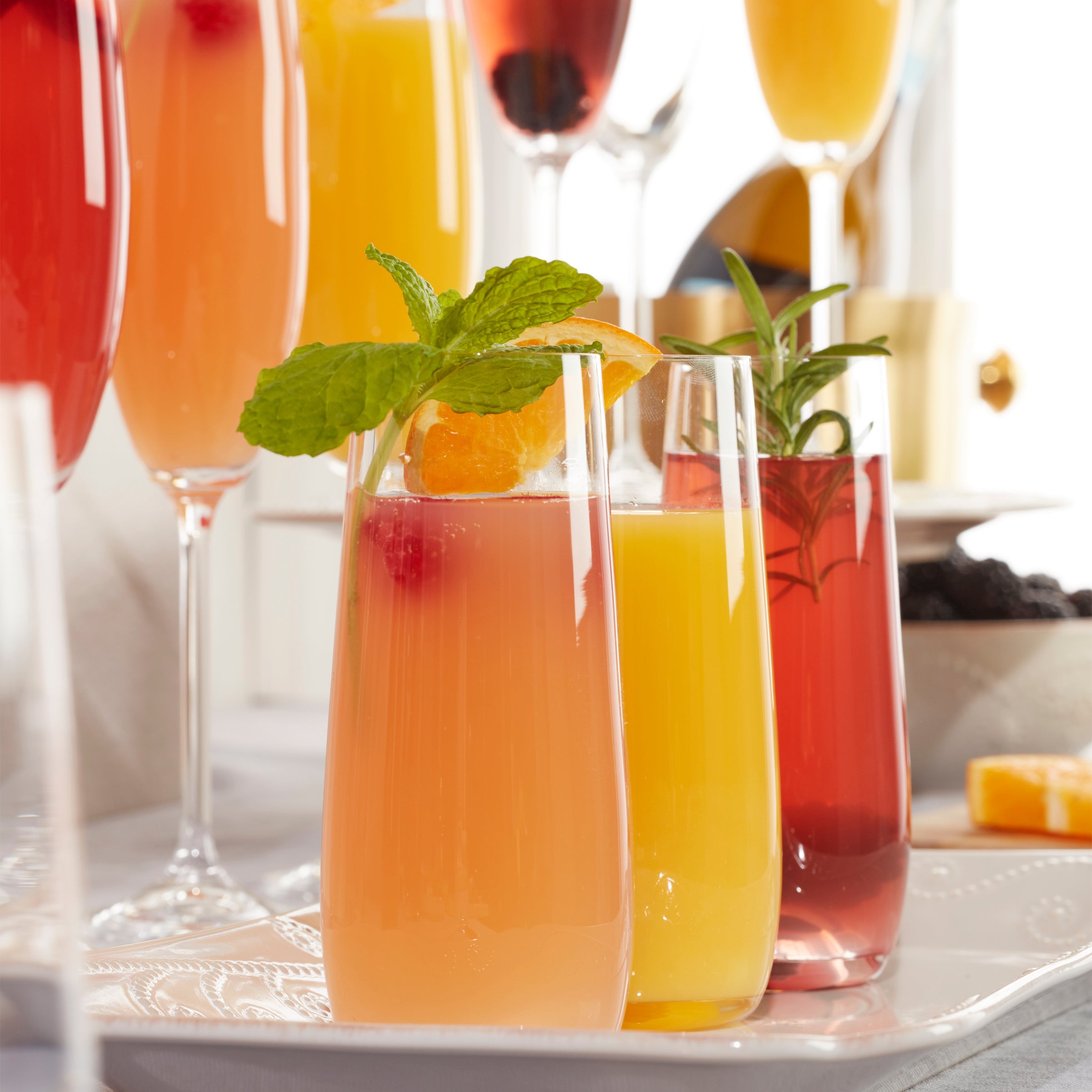 Stemless Champagne Flutes - Set of 6 - Image 3