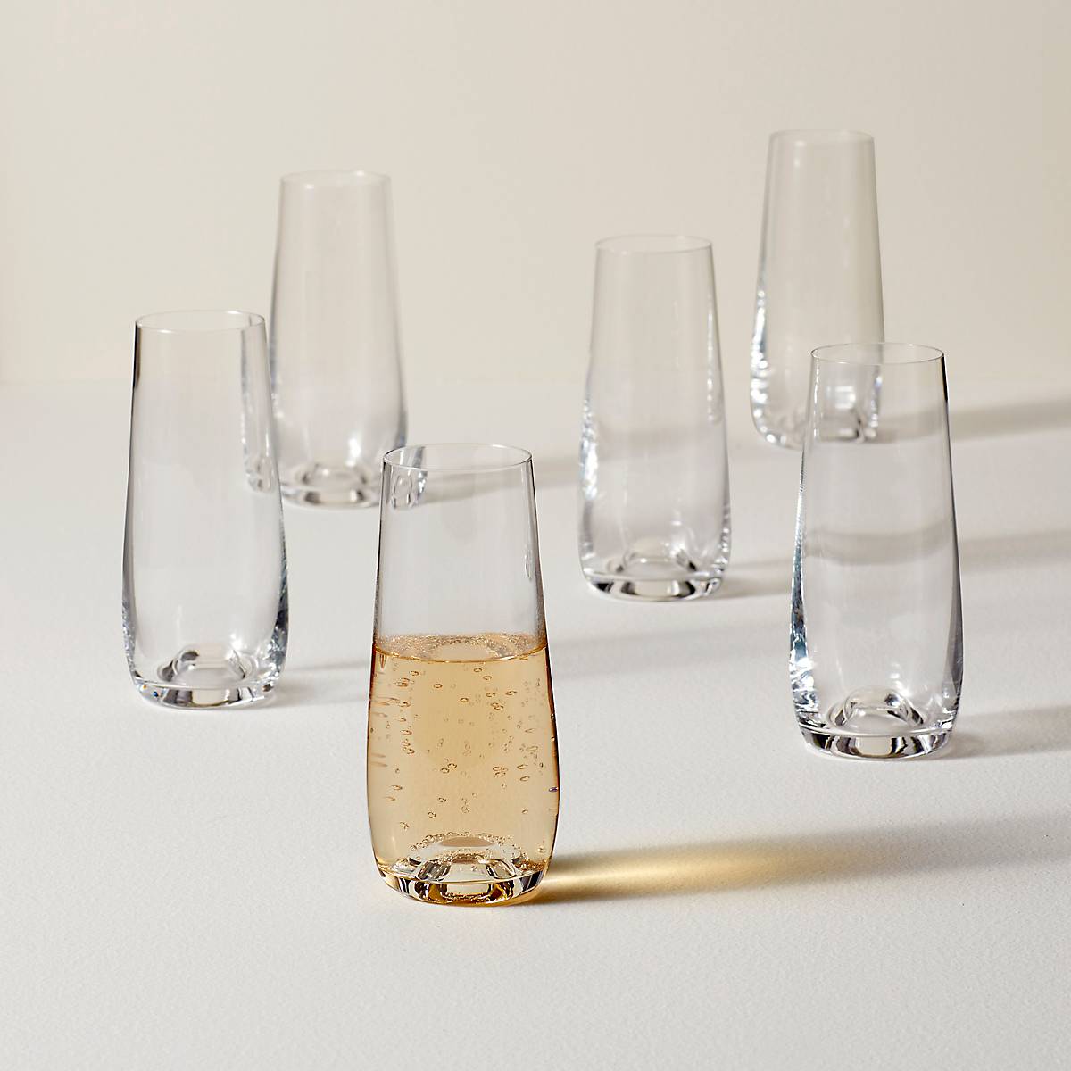 Stemless Champagne Flutes - Set of 6 - Image 2