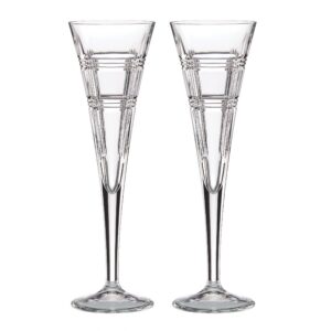 Modern Toasting Flutes - Set of 2