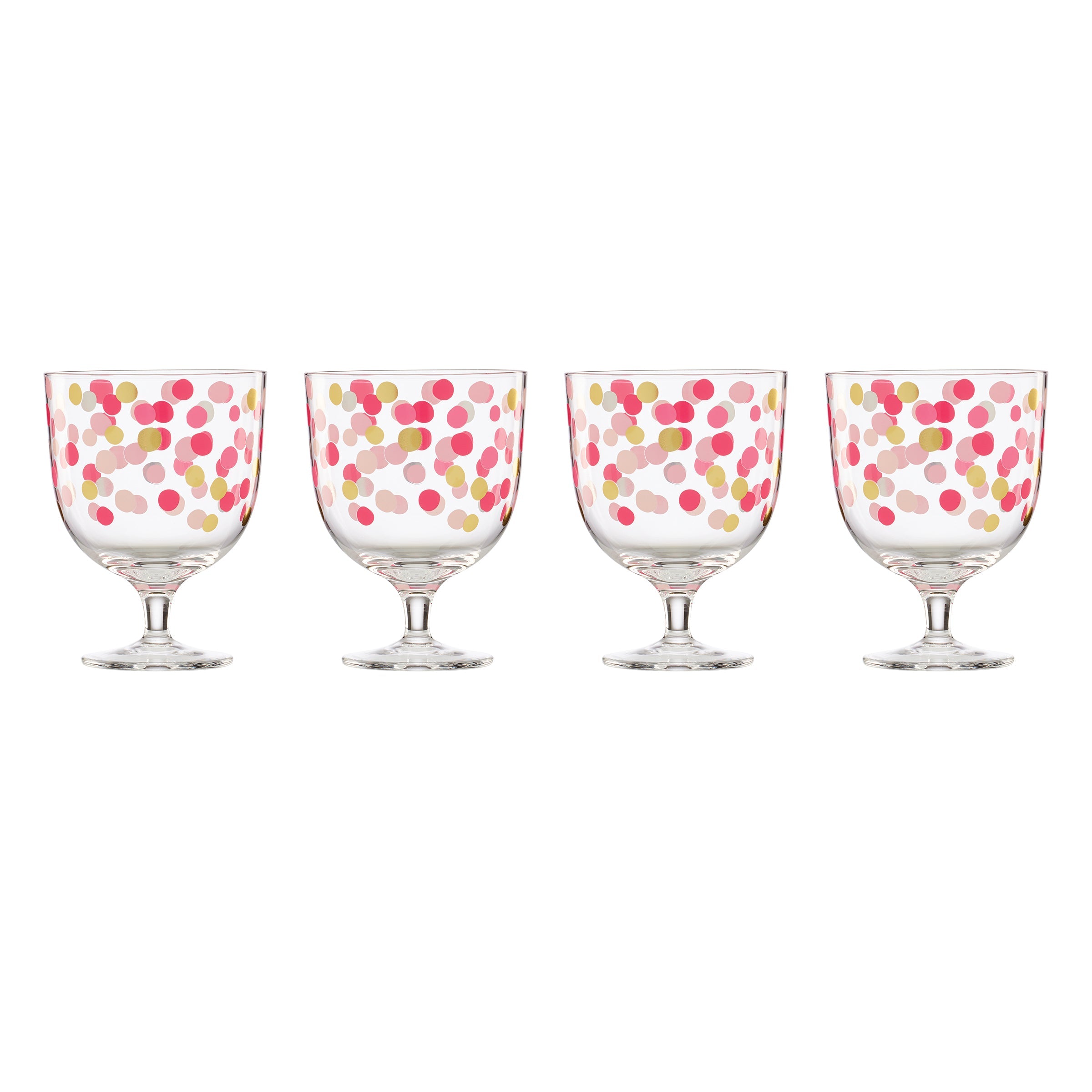 Confetti Short Wine Glasses - Set of 4 - Image 3