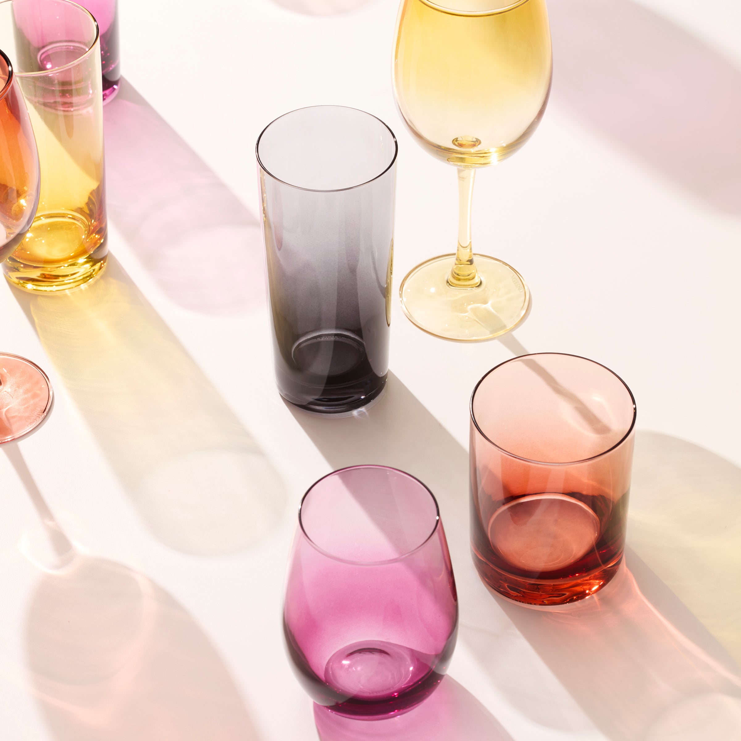 Ombre All-Purpose Wine Glasses - Set of 4 - Image 7