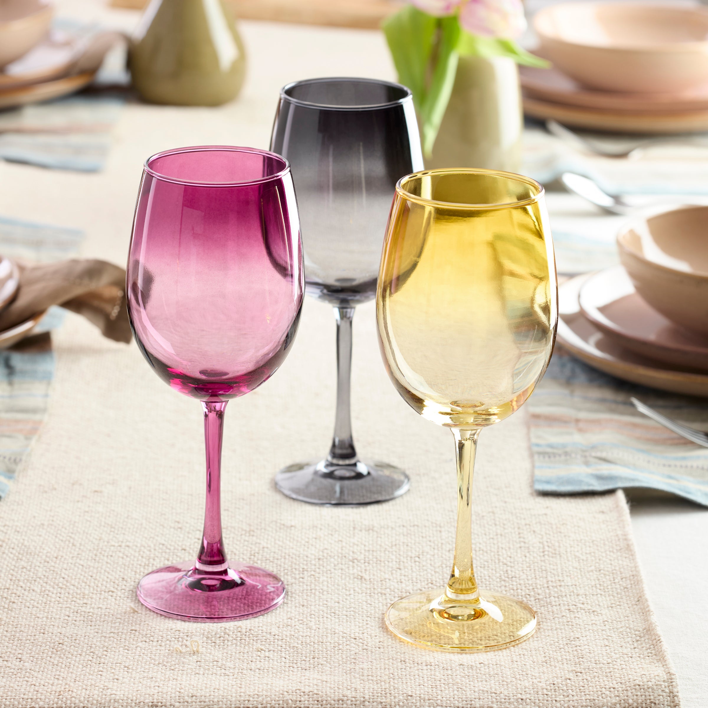 Ombre All-Purpose Wine Glasses - Set of 4 - Image 2