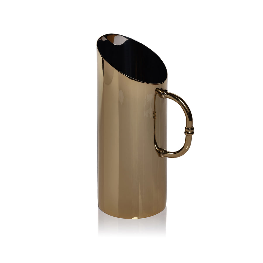 Gold Accent Modern Pitcher - Image 2
