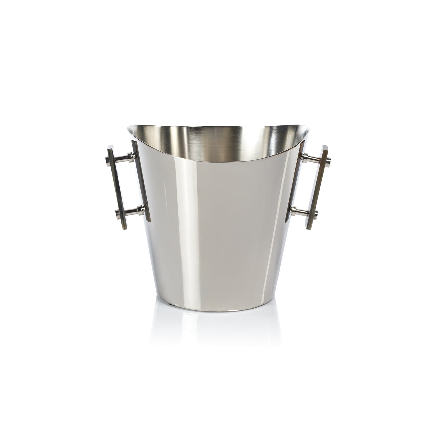 Small Wine Cooler Ice Bucket with Horn Handles - Image 2