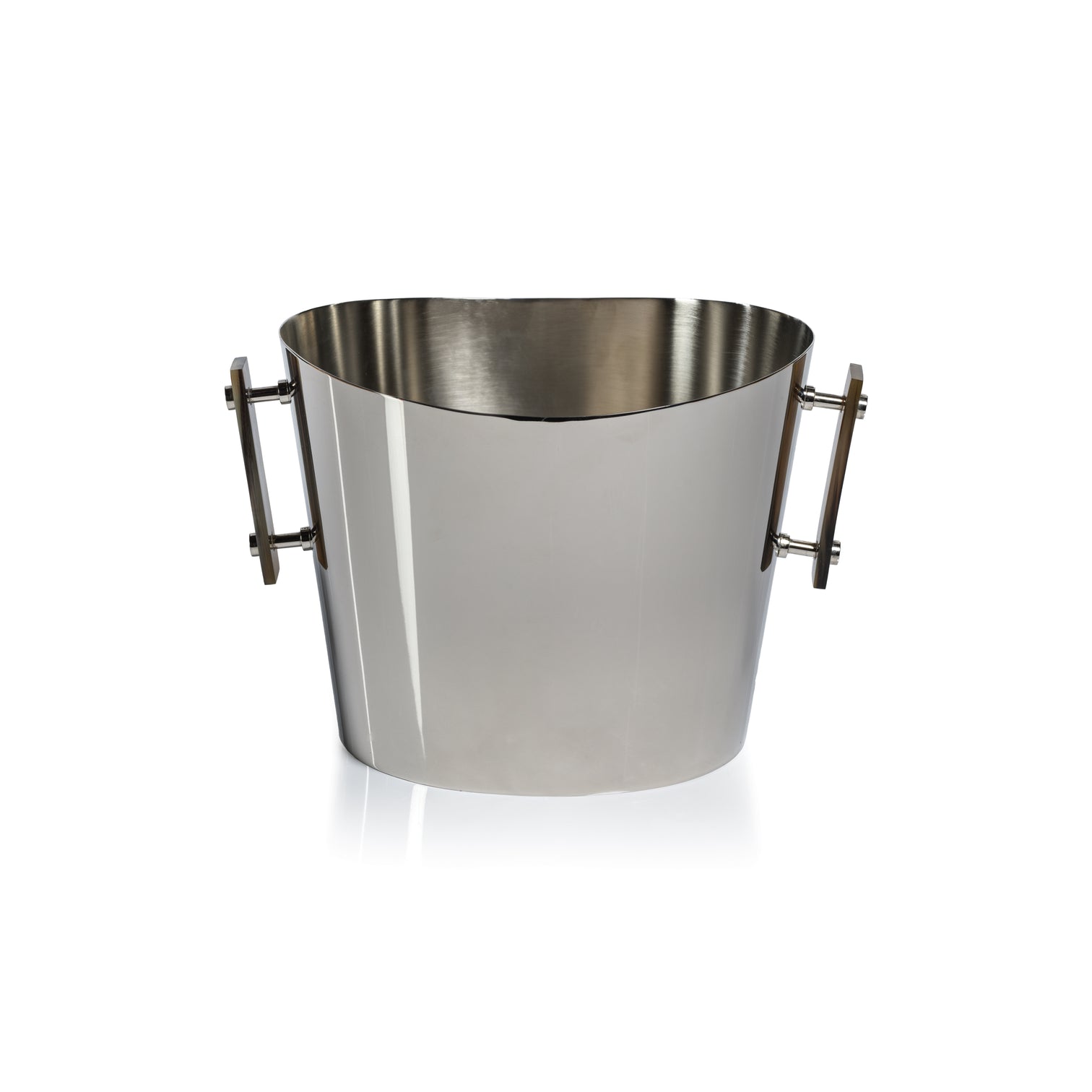Large Wine Cooler Ice Bucket with Horn Handles - Image 3