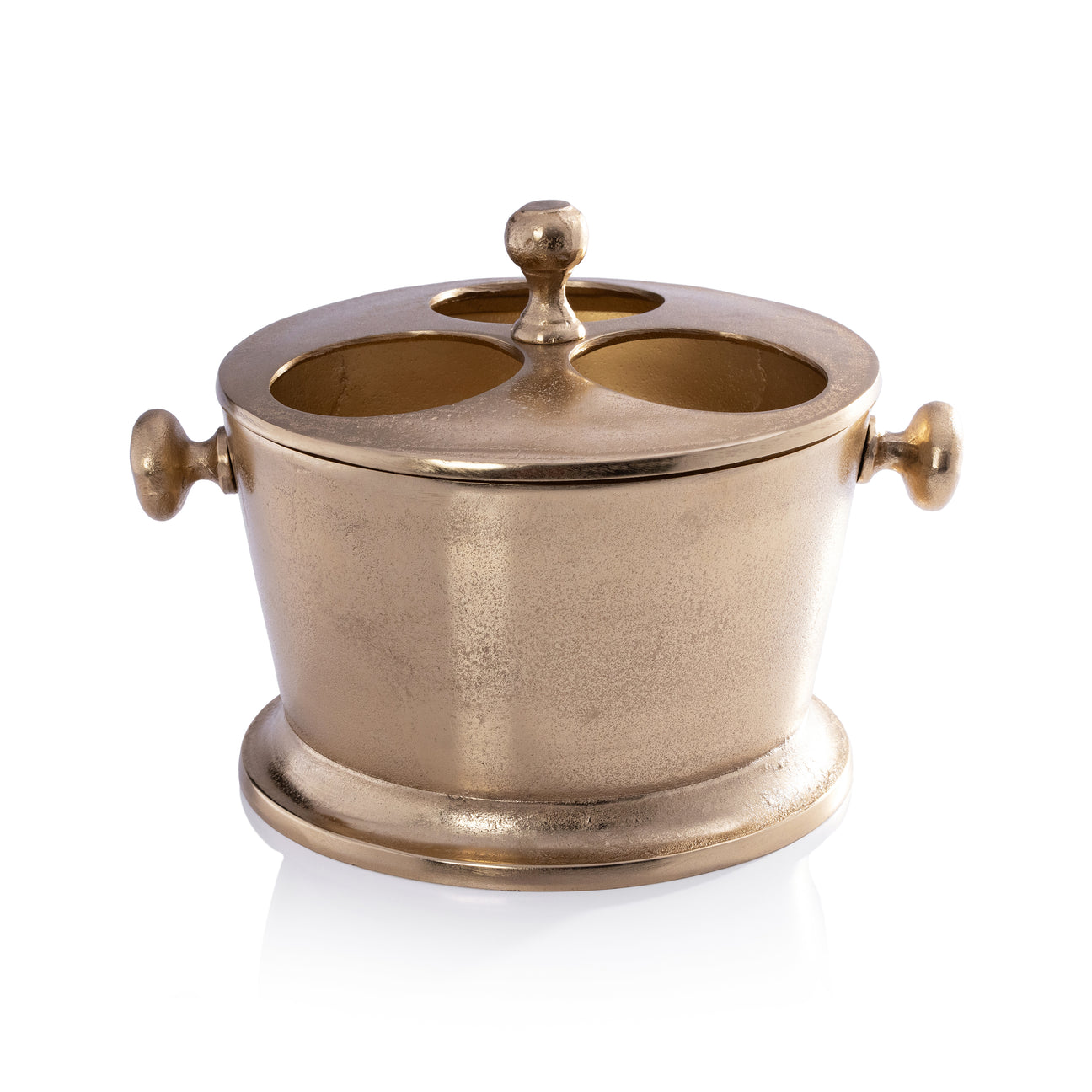 Gold Three-Bottle Wine Cooler - Image 2