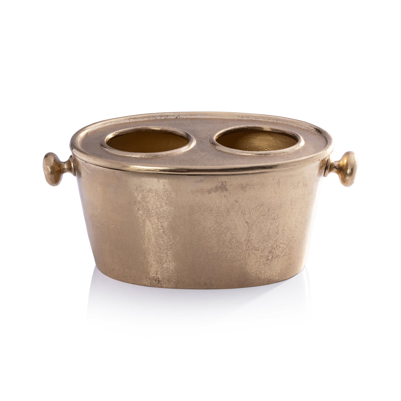 Gold Two-Bottle Wine Cooler - Image 2