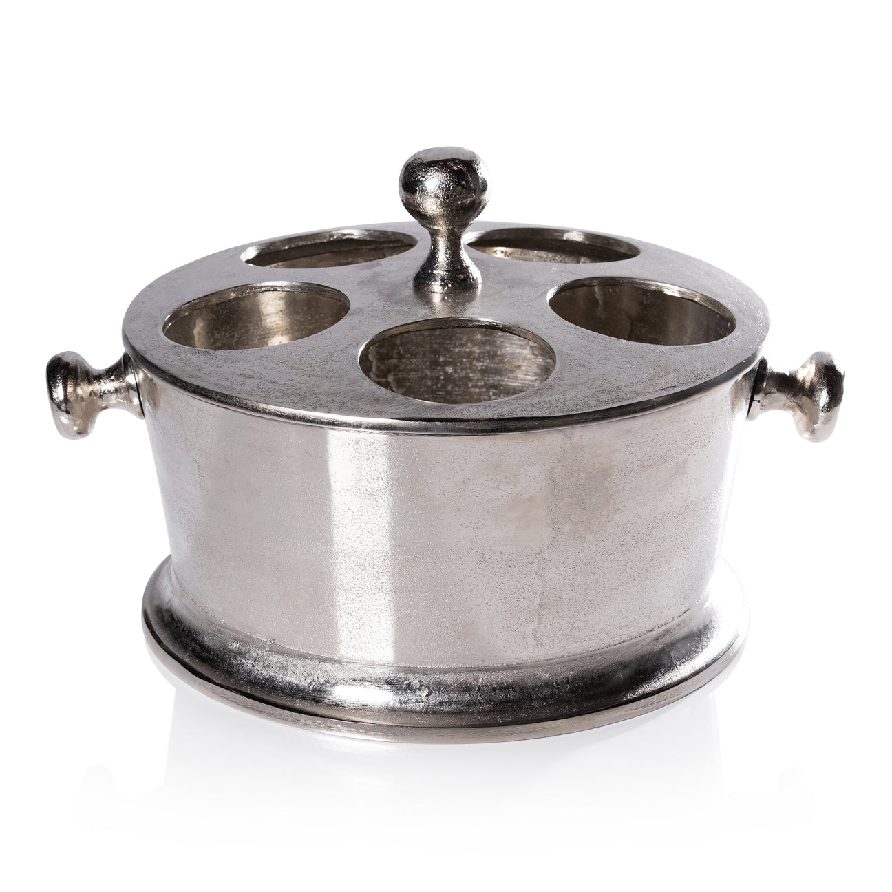 Nickel Five-Bottle Wine Cooler - Image 2