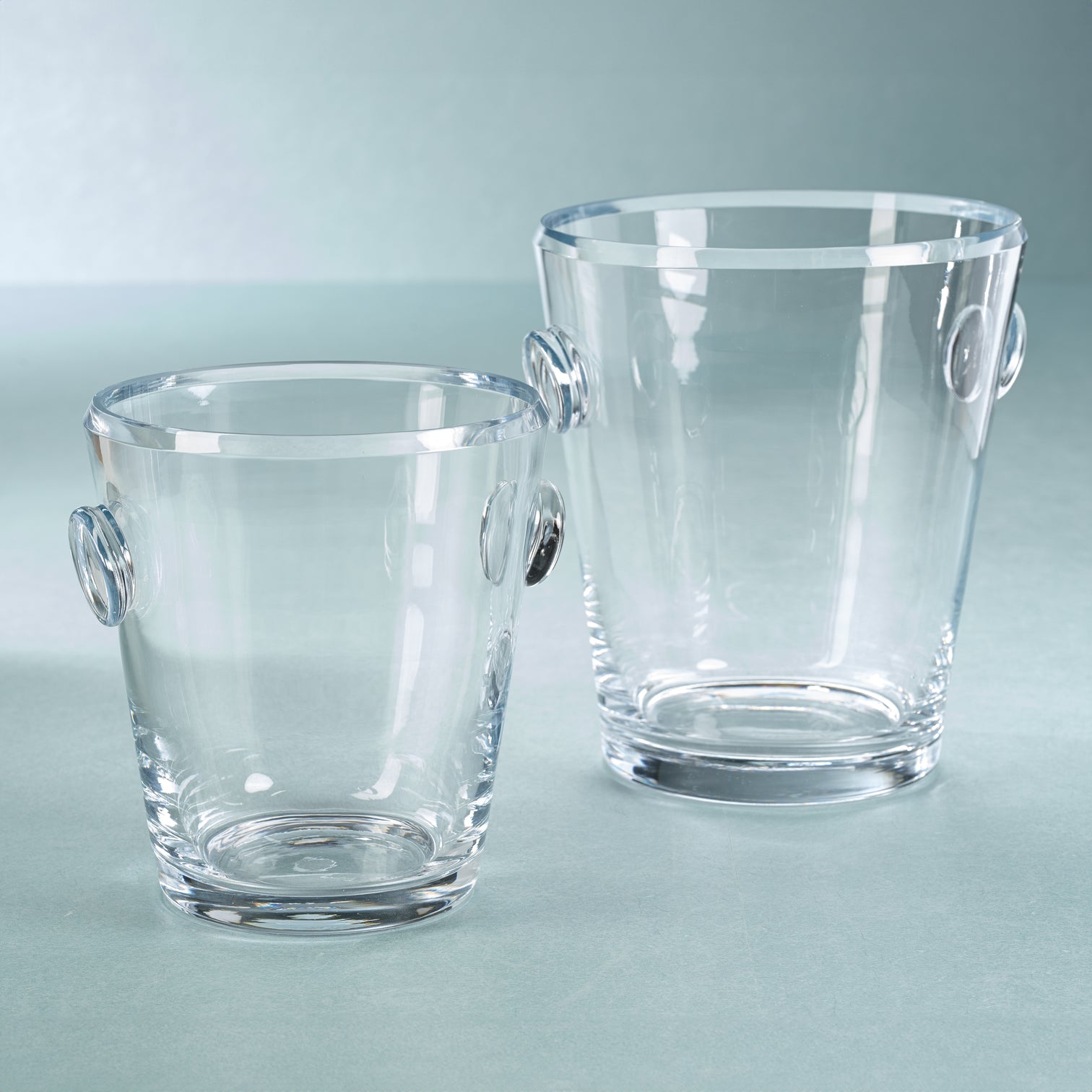 Beveled Glass Ice Bucket Cooler - Image 2