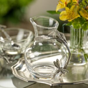 Dragonfly Accent Glass Carafe