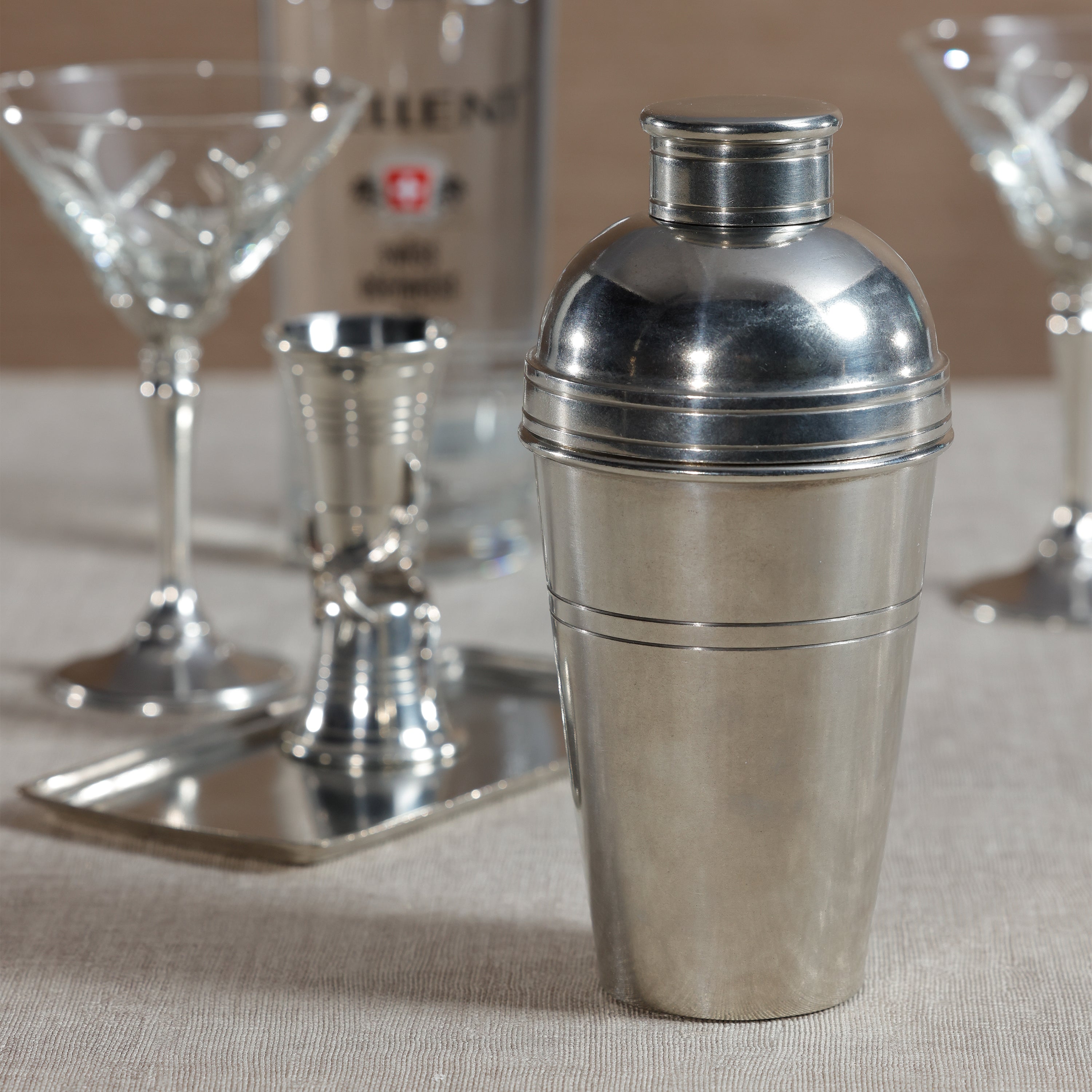 Polished Pewter Cocktail Shaker - Image 5